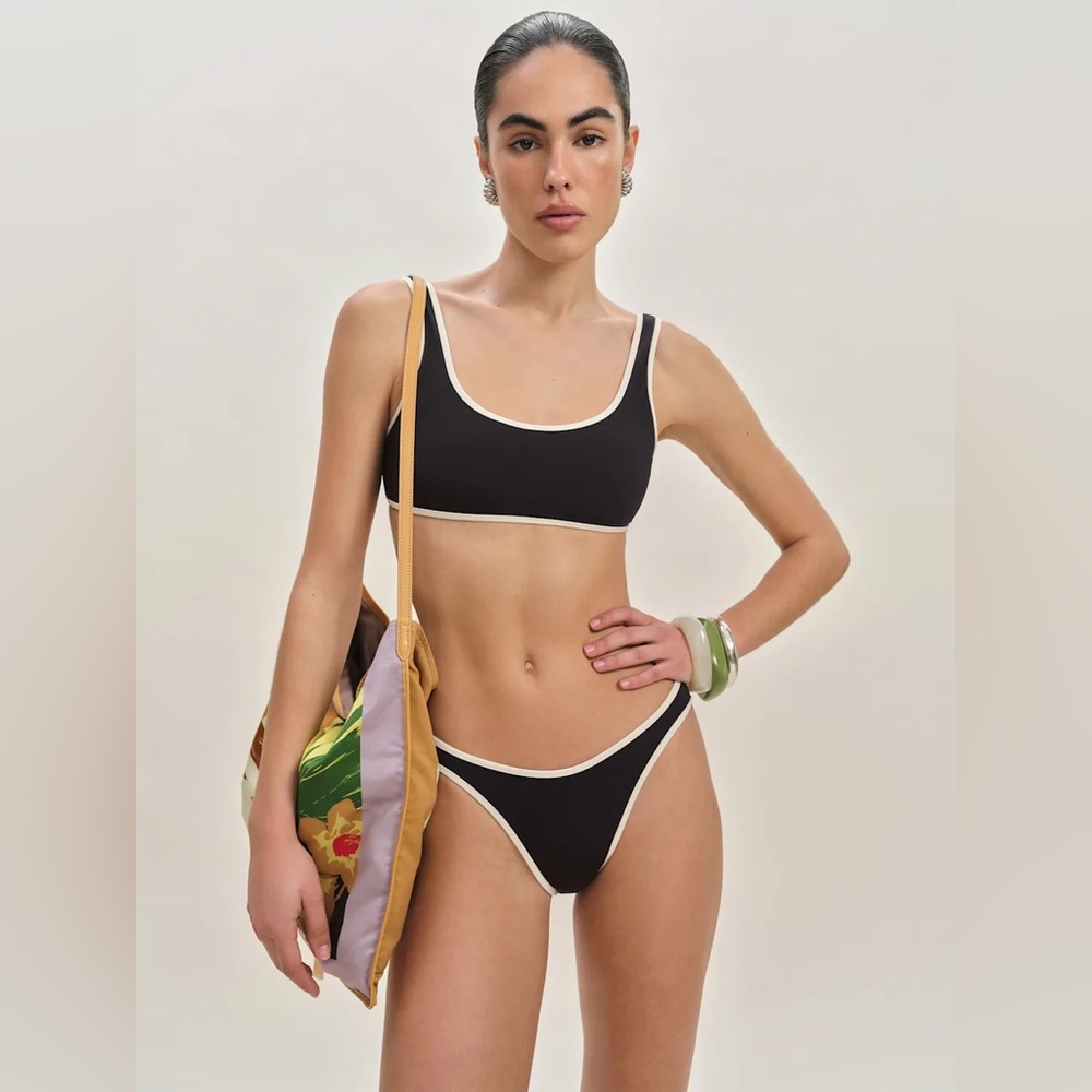 Reformation Douro Bikini Black - Size S